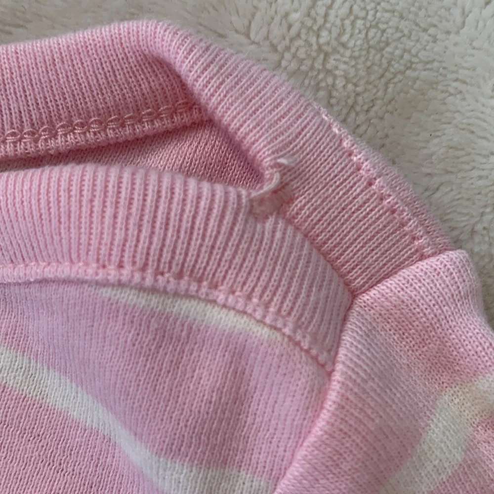 Hanna Andersson 50 Pink & White Dress 0-3M EUC - Picture 10 of 11